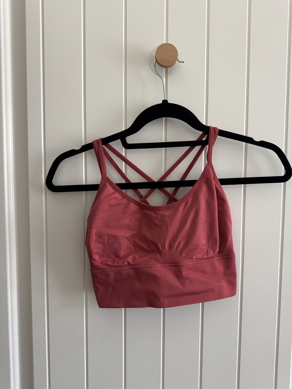 Women's Strappy Back Bralette - Rose